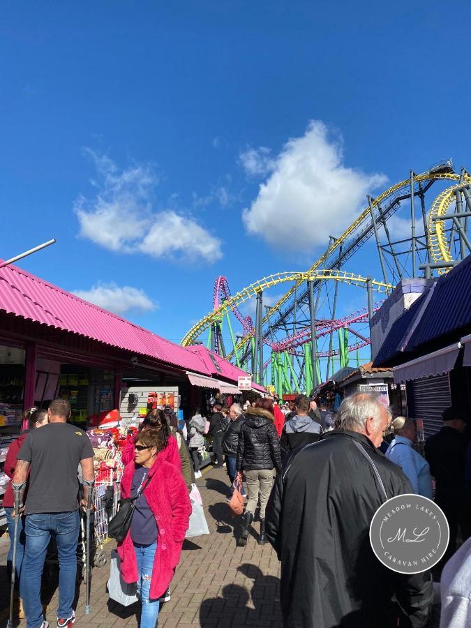 Promenade 566, Direct Beach Access, Close To Fantasy Island, Wifi, Pet Friendly - Meadow Lakes Caravan & Lodge Hire Skegness Buitenkant foto