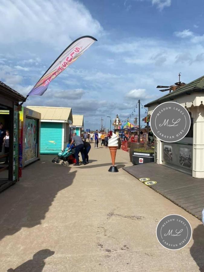 Promenade 566, Direct Beach Access, Close To Fantasy Island, Wifi, Pet Friendly - Meadow Lakes Caravan & Lodge Hire Skegness Buitenkant foto
